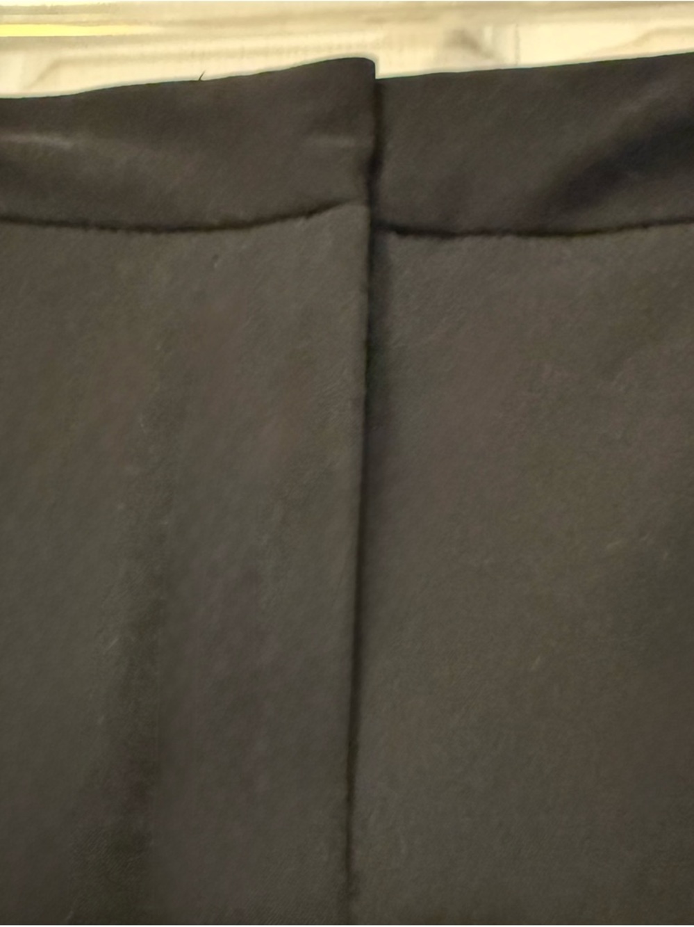 Worthington Black Ankle Pants Gold Tuxedo Stripe Modern Fit Dress Trousers 8 - Picture 5 of 8